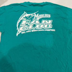 Florida Marlins L MLB Shirt Fan Club Baseball 97, 03 World Series Champion